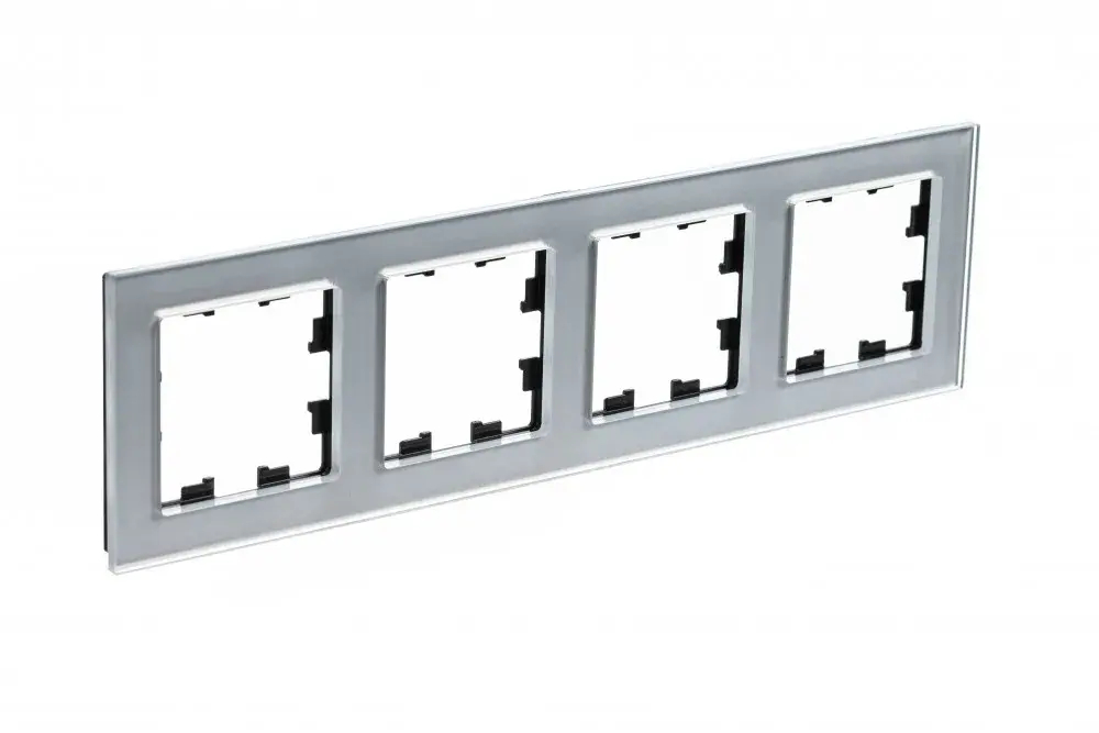 ATLASDESIGN NATURE 4-постовая РАМКА, ОРГАНИЧЕСКОЕ СТЕКЛО АЛЮМИНИЙ