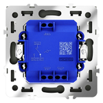 Проходной переключатель встраиваемый VOLTUM S70 одноклавишный 10А, (титан)