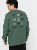 Свитшот The North Face Outdoor Graphic зеленый