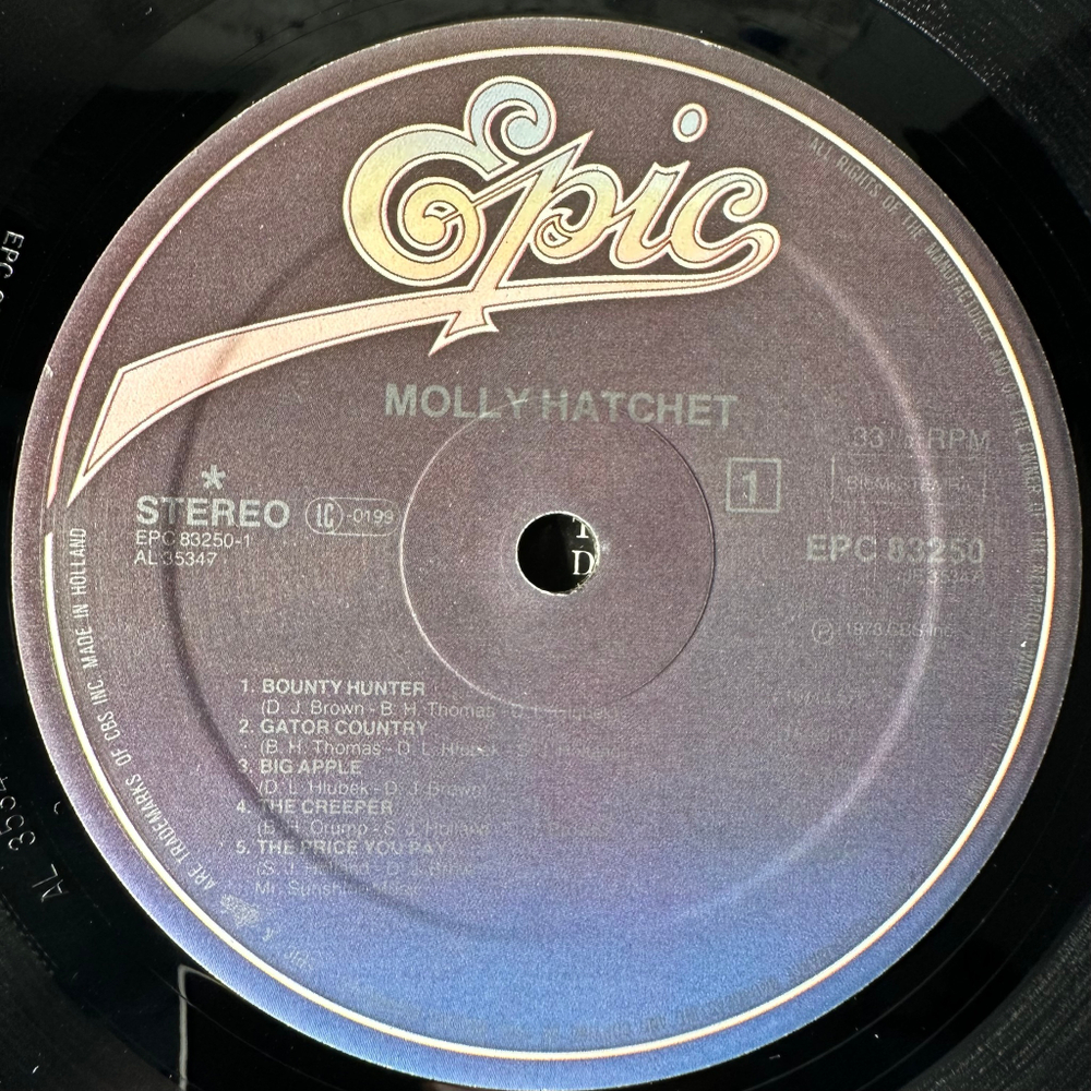 Molly Hatchet ‎– Molly Hatchet (Голландия)