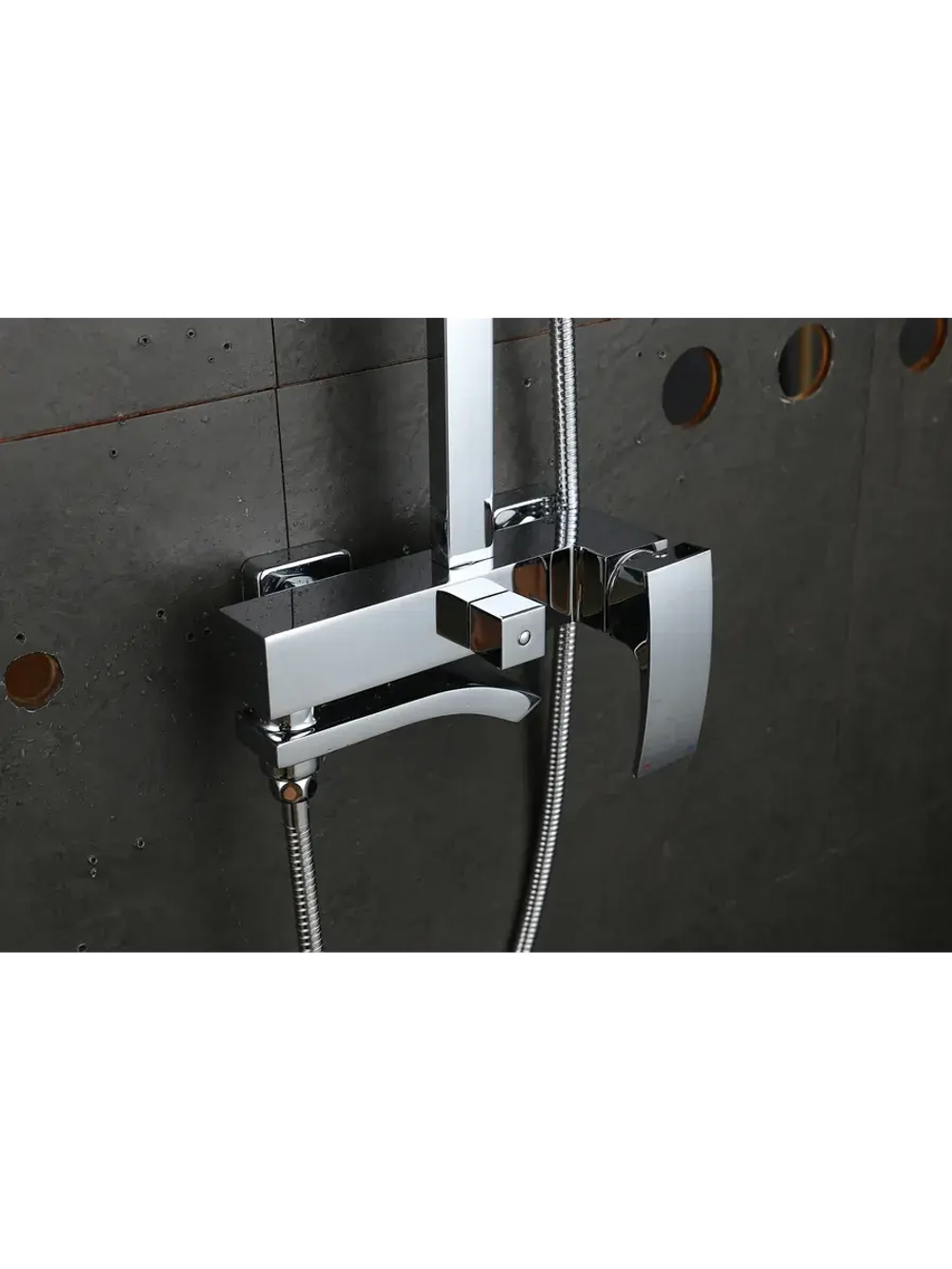 Душевая система с тропическим душем Gappo G2407-11
