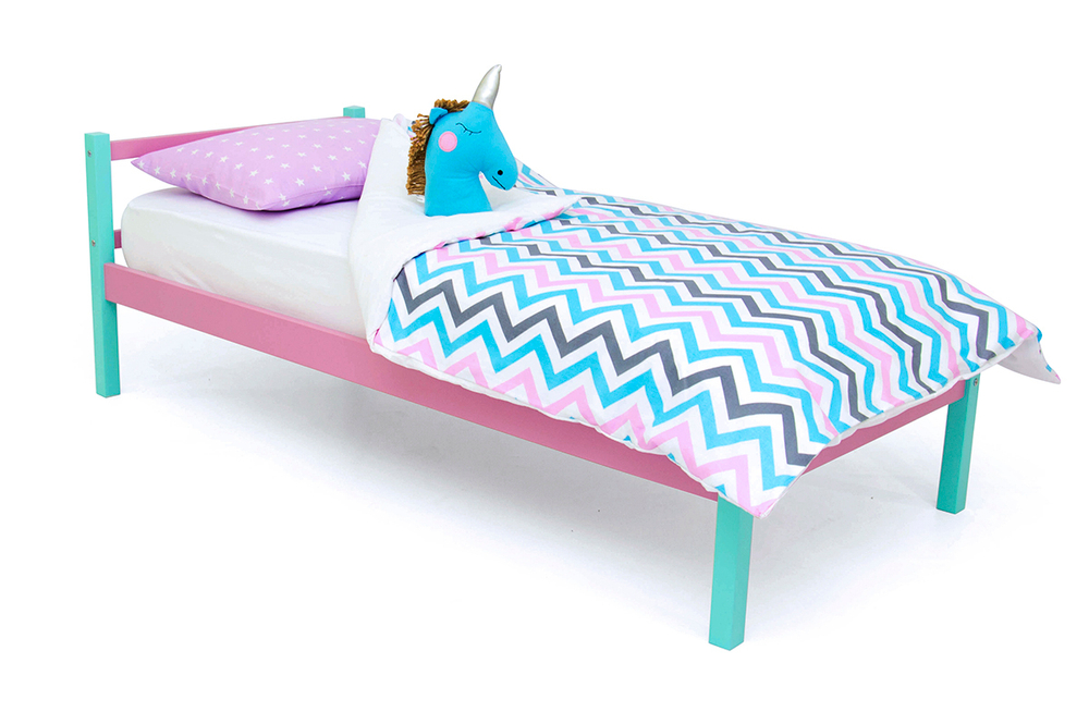 Детская кровать тахта Бельмарко Svogen мятный-лаванда