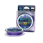 Леска для зимней рыбалки Sprut SKYLINE 3D IceTech PRO Cyan (0,145mm/30m), 1 штука