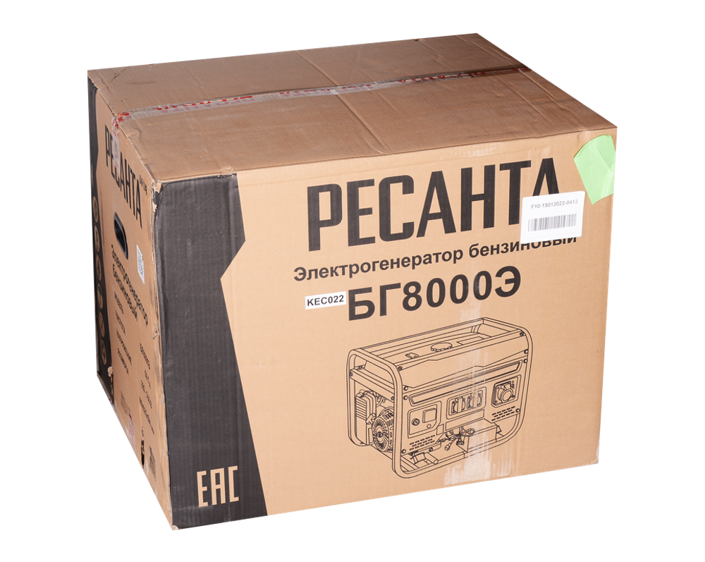 Электрогенератор Ресанта БГ 8000 Э - [6,5 кВт / 220V] эл. старт