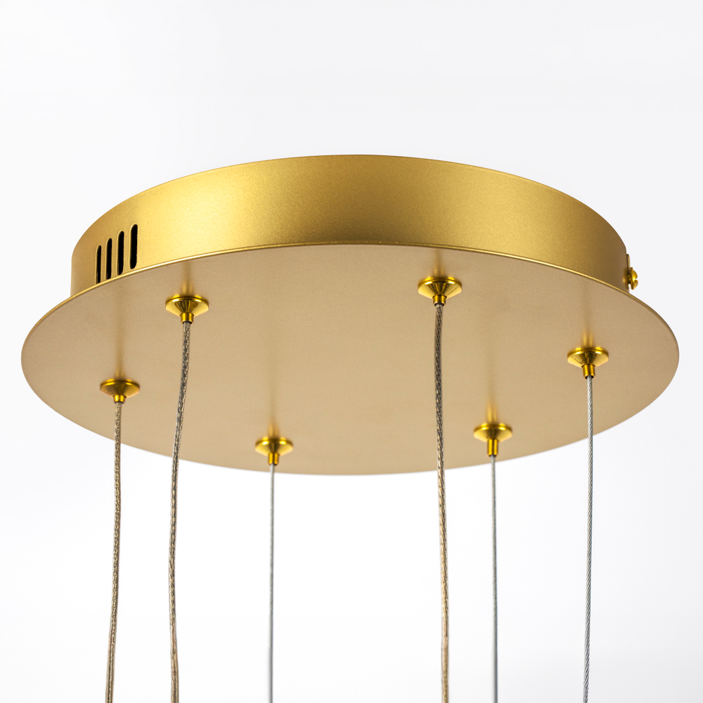 739132 Люстра PALLA 36W LED 1620LM ЗОЛОТО 3000K