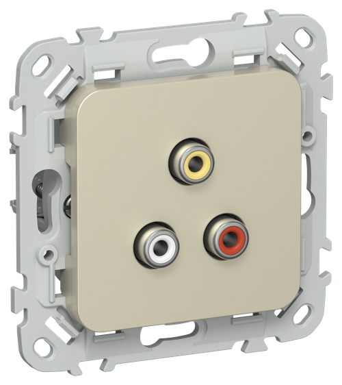 FLITE Розетка RCA РАрса-ФлШ шампань IEK