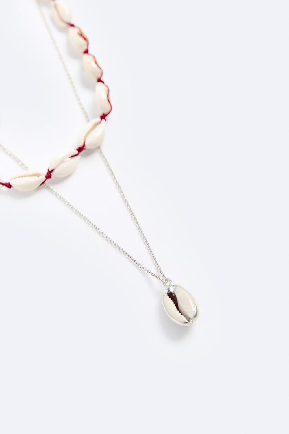 ZARA НАБОР ИЗ ДВУХ ОЖЕРЕЛИЙ С БУСИНАМИ, РАЗНЫЕ