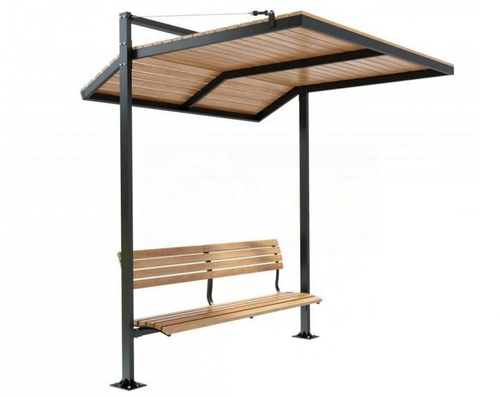 Теневой навес со скамейкой Модерн УНИ