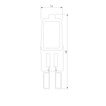 Галогенная лампа 40W G9 G9 220V40W