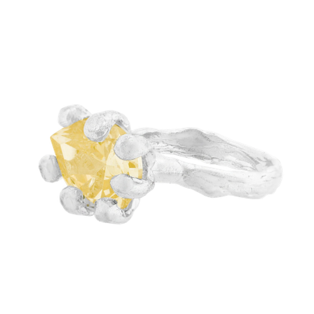 Кольцо PRINCESS YELLOW PEAR