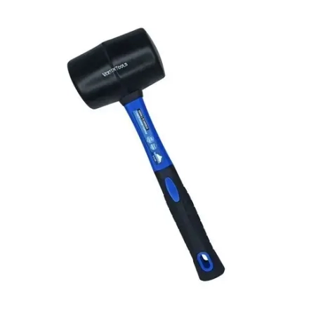 Киянка резин. 680г, черная резина. фиберглас.ручка VERTEXTOOLS 10-50-680