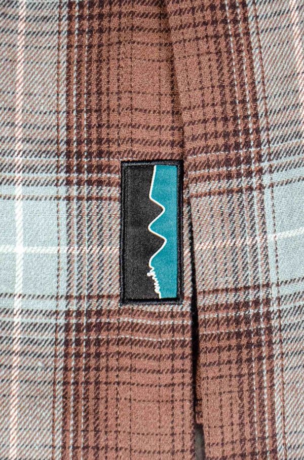 Рубашка Filter brown/blue - фото 2