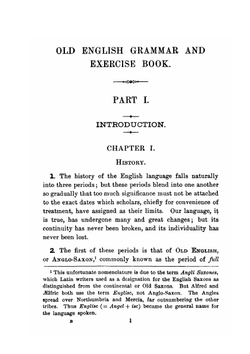 An Old English Grammar and Exercise Book | C. A. Smith