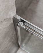 Душевая дверь CEZARES MOLVENO-BF-3-120-C-Cr-IV, 120х195, профиль хром, стекло прозрачное