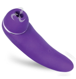 Вакуум-волновой бесконтактный стимулятор клитора с вибрацией (10 режимов + 16 режимов) (Цвет: черный с золотым)