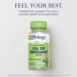 Solaray, True Herbs, масло орегано, 150 мг, 60 капсул