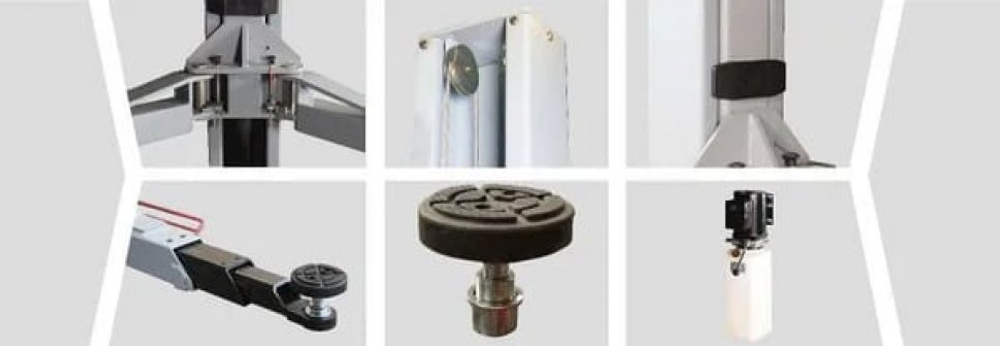 Подъемник horex двухстоечный электрогидравлический с нижней синхронизацией, 5.0 т, арт. № HL-5.0 HZ