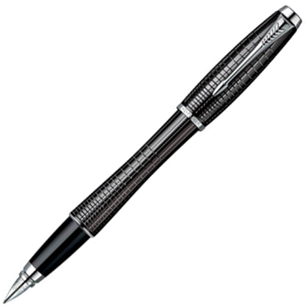 Перьевая ручка Parker Urban, цвет - черный металлик, перо - нержавеющая сталь