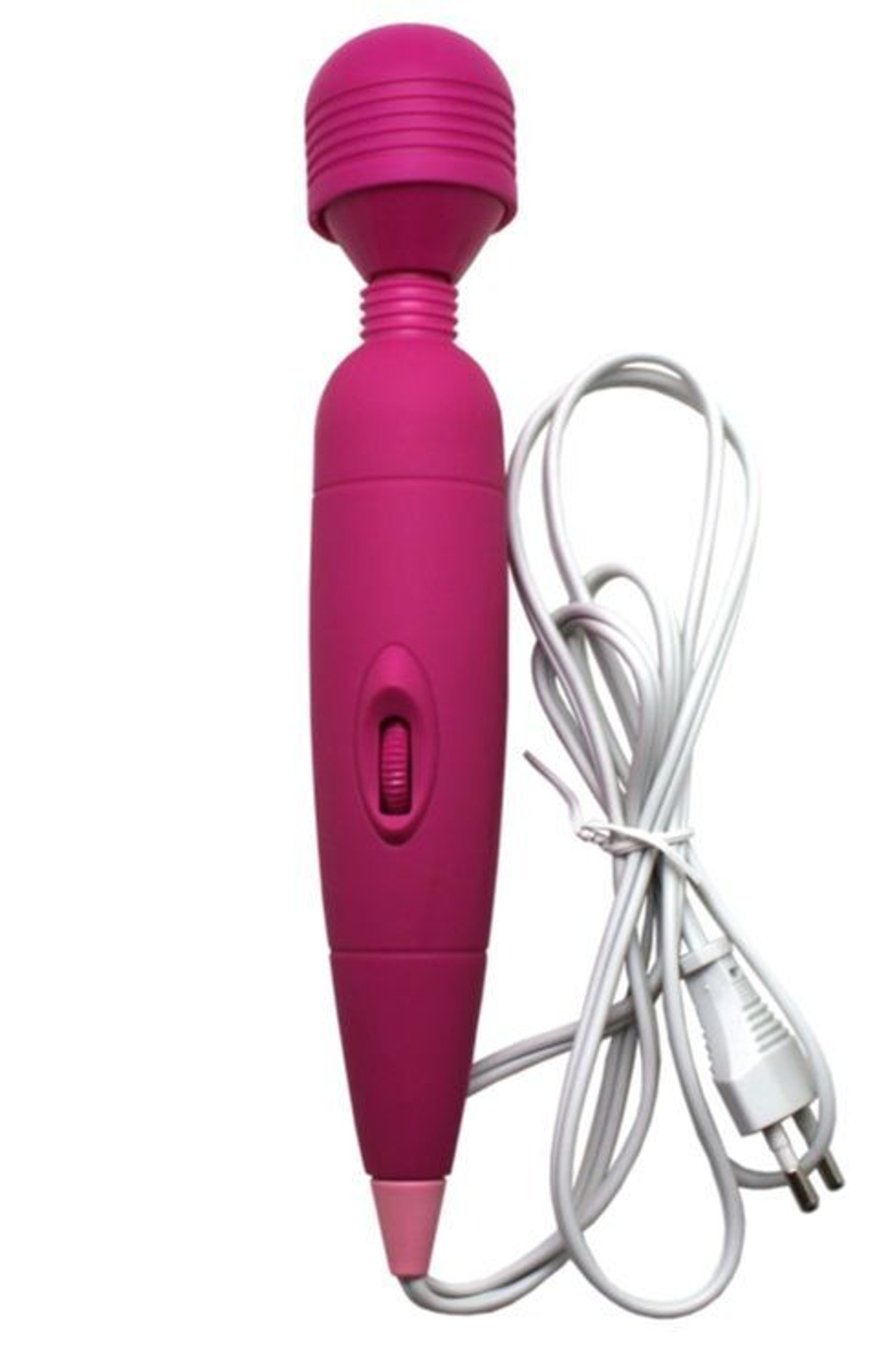Розовый жезловый вибратор - 25,5 см. (Цвет: розовый)