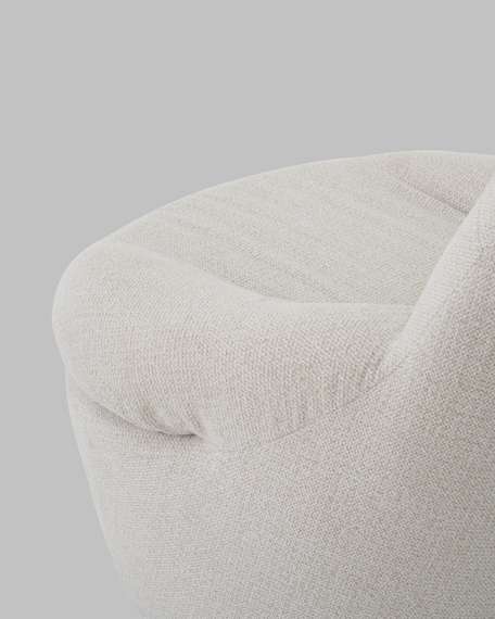 Лаунж-кресло Wait, светло-серый шенилл