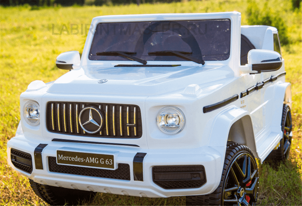 Детский электромобиль "Mercedes-Benz  G63" 12V,белый