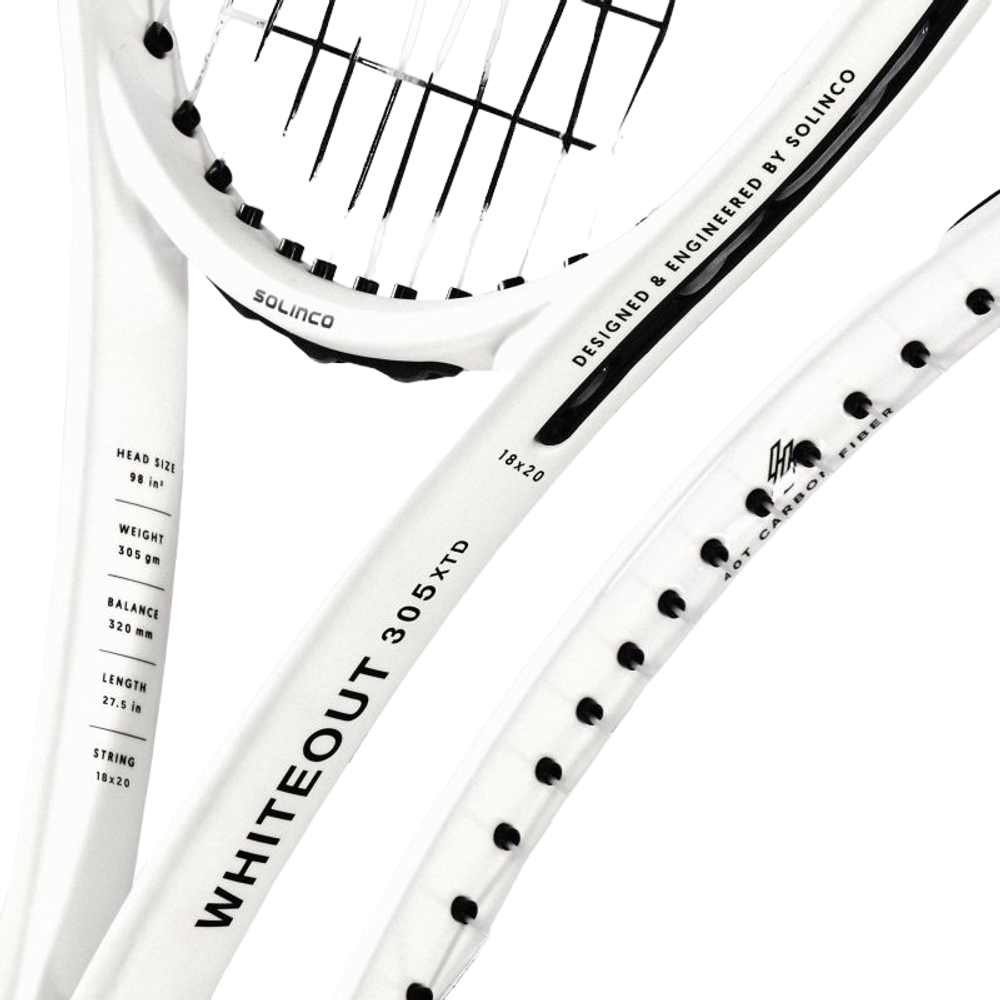 Теннисная ракетка Solinco Whiteout 305 XTD 18x20 + струны
