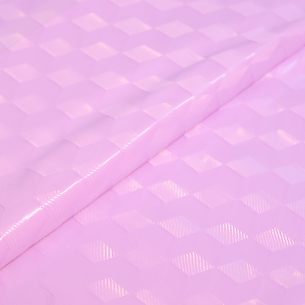 Штора для ванной 180*180см 3D "Sweet Sun Cube", цвет фиолетовый