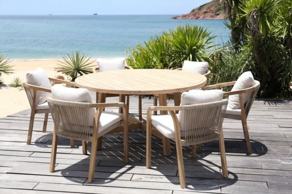 Стол деревянный обеденный Rimini д150