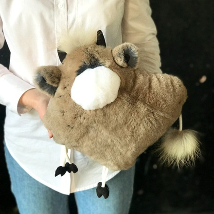 Подушка Бычок (коричневая)