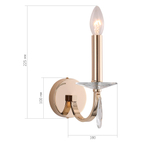 SL1405.201.01 Светильник настенный ELEGANCE E14 1х40W