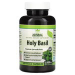 Herbal Secrets, Базилик священный, 120 растительных капсул (500 мг на капсулу)