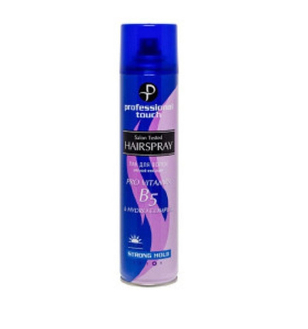 Лак д/волос Professional Touch 265мл Pro vitamin B5 & Hydro Complex сильная фиксация