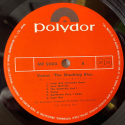 Винтажная виниловая пластинка LP The Shocking Blue Venus (Japan 1970) (No Obi) Send Me A Postcard