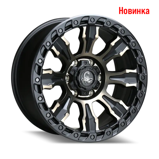 Диск колёсный литой AGILITY FORCE A728 R17 8.5 ET12 Matte Black w/Mac Face&Dark Tint