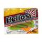 Твистер Helios Long Hybrid 3,55&quot;/9,0 см Lime &amp; Orange 7шт. (HS-15-020)
