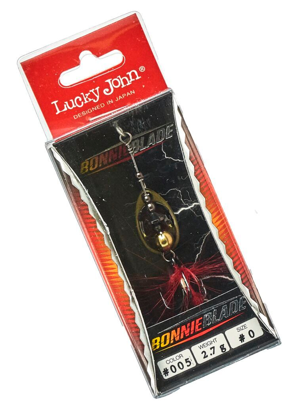 Блесна вращающаяся Lucky John BONNIE BLADE 0 02.7г 005 в блистере