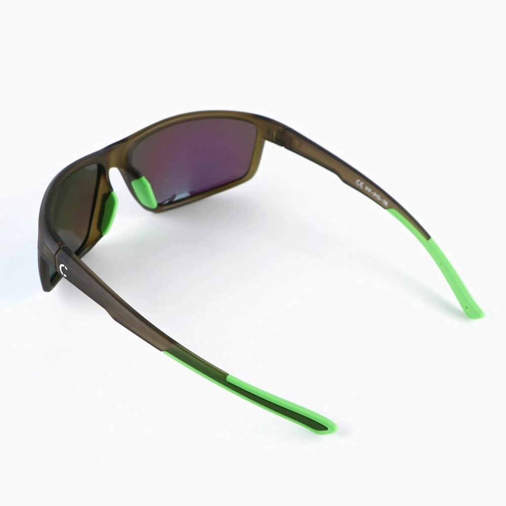 Очки поляризационные Следопыт Sequoia в футляре, линзы grey with green revo