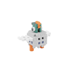Конструктор Marioinex Mini Waffle Pocket Pets 907177 «Голубь» 16 деталей 907177 — фото 2