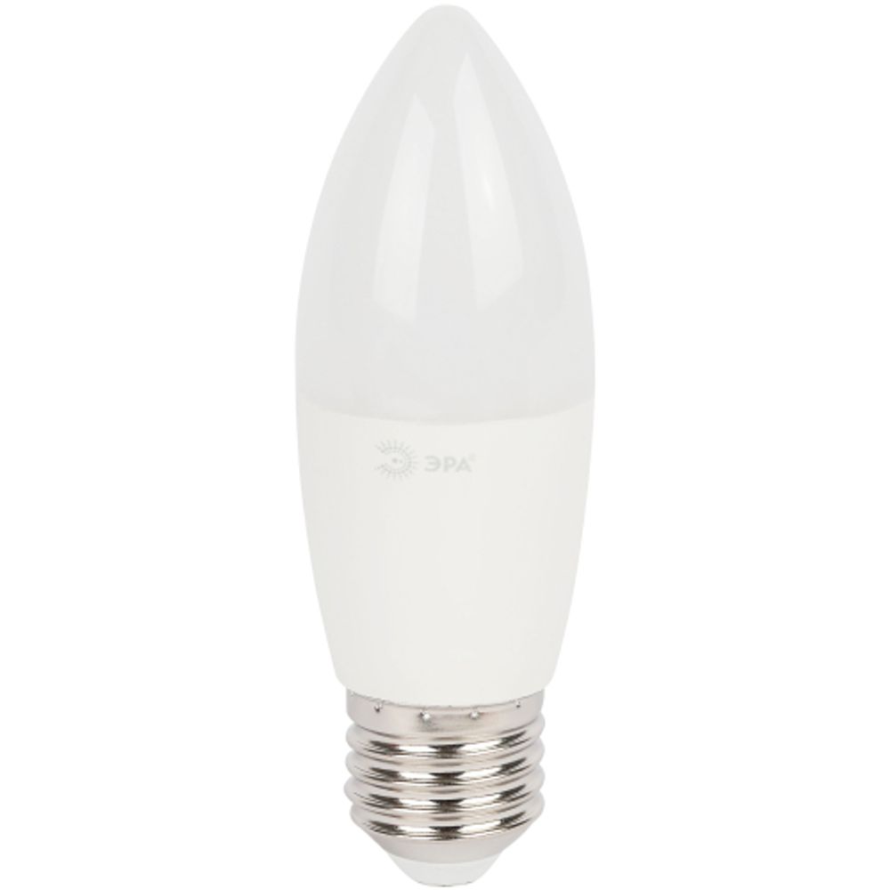 Лампа светодиодная ЭРА RED LINE LED B35-15W-865-E27 R 15Вт свеча холодный дневной свет Е27 | Лампы cветодиодные Свеча (B/C)