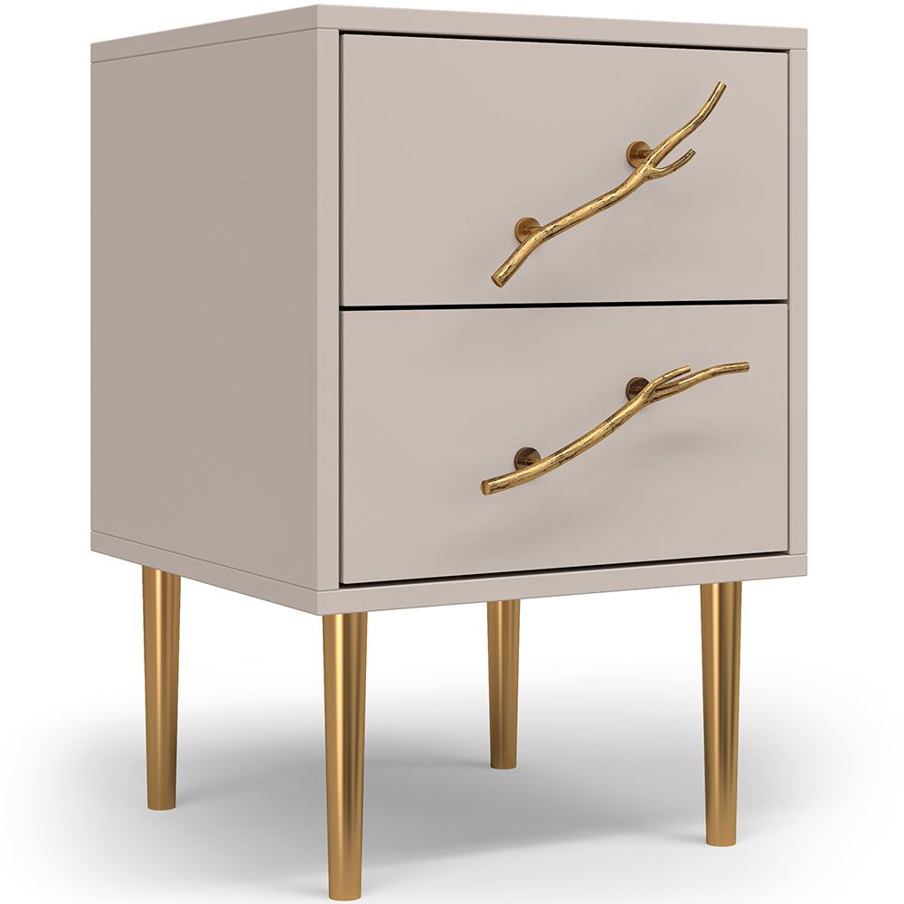 Тумба Арт Колор matte Стайл Голд Серый агат матовый