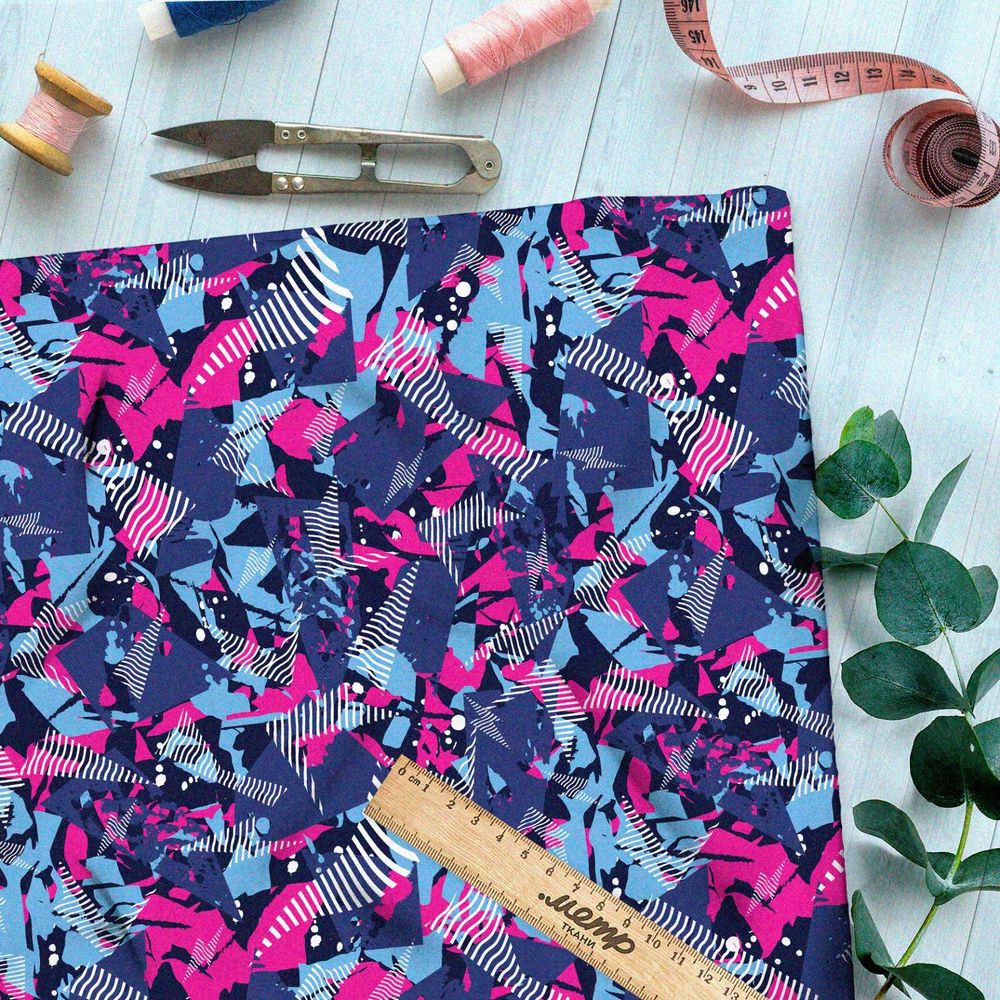 Ткань флис иглы разбитого яркого стекла