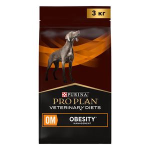 Сухой корм для собак Pro Plan Veterinary Diets Obesity Management при ожирении