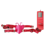 Клиторальный водонепроницаемый стимулятор Butterfly Pure Vibes (Цвет: розовый)