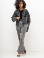 Брюки джинсовые RETRO варенка, черный