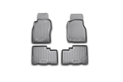 Коврики Standard, в салон NISSAN Patrol 1997-2010, 4 шт. (полиуретан, чёрные) Element.NLC.36.14.210