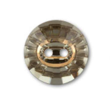 Пуговица  "Сваровски"  3019 ММ12  Crystal AB  20 " 12 мм, св.золото