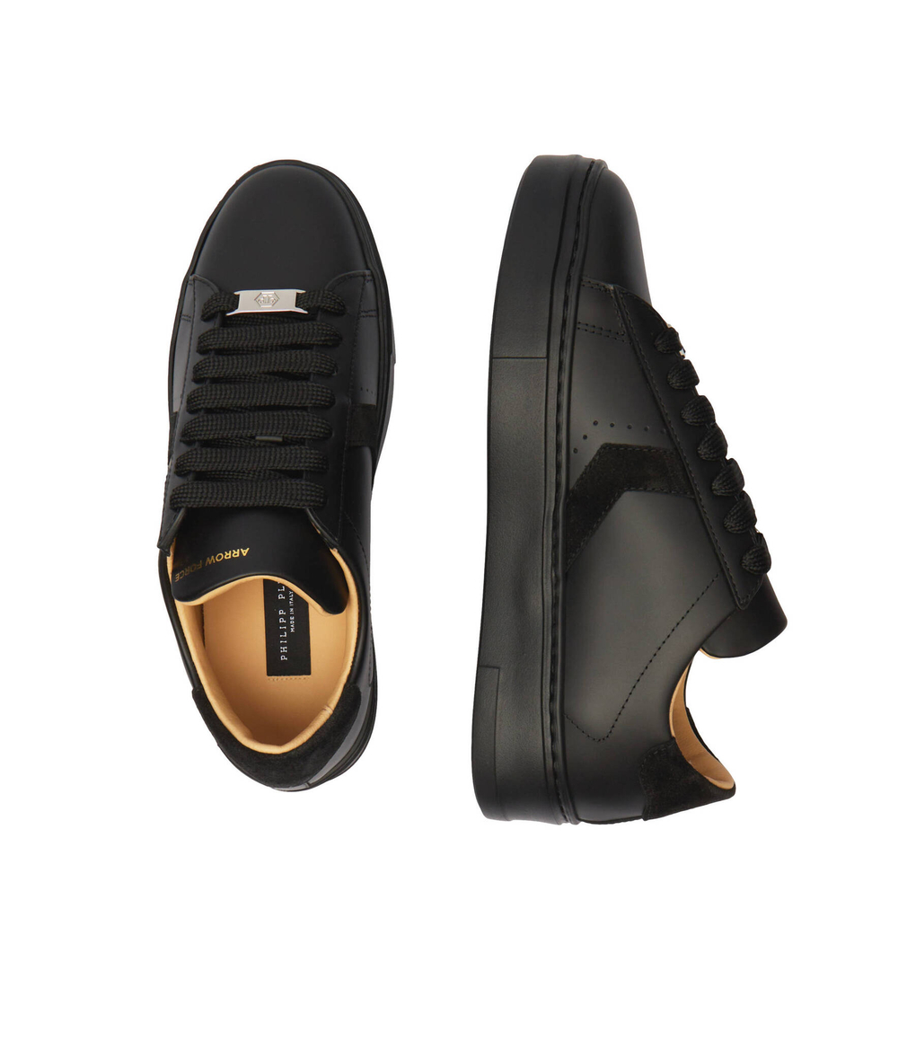 Кожаные кроссовки arrow force Philipp Plein - черный(WSC2752 PLE005N)