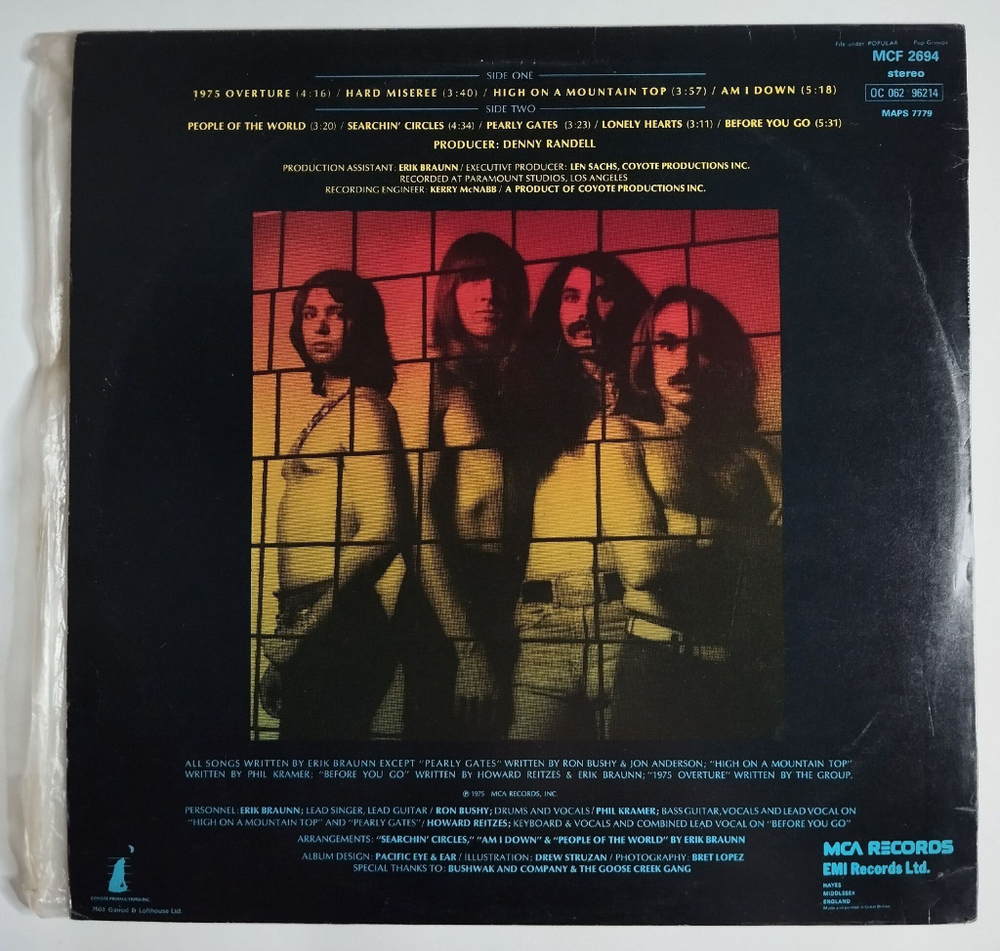 Винтажная виниловая пластинка LP Iron Butterfly Scorching Beauty (UK 1975)
