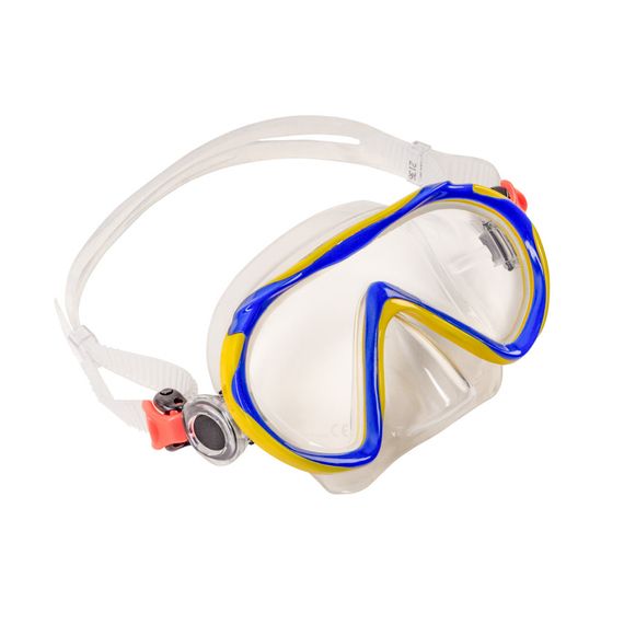 Маска детская Scorpena Tahiti Junior сине-желтая