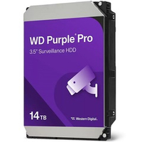 Жесткий диск HDD 14Tb Western Digital SATA-III, 512Mb, 7200rpm, Purple Pro (WD142PURP)